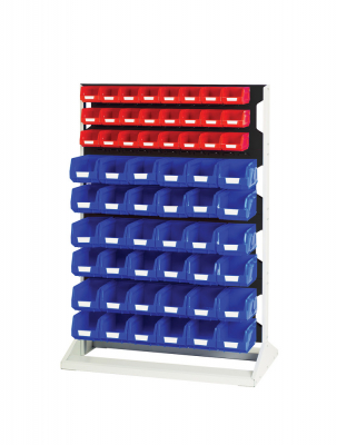 16917223. - Louvre panel rack double sided & bin kit