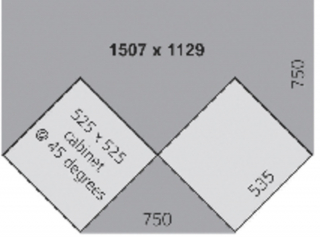 41201068.15V - cubio 'T' worktop