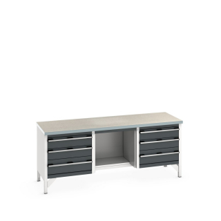 41002075. - cubio storage bench (lino)