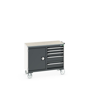 41006008. - cubio mobile cabinet 50/50 (lino)