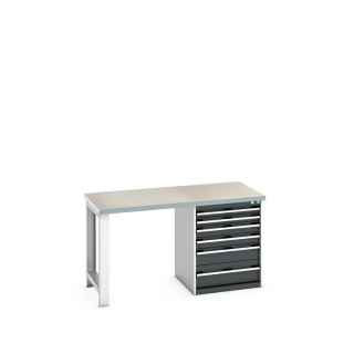 41003141. - cubio pedestal bench (lino)